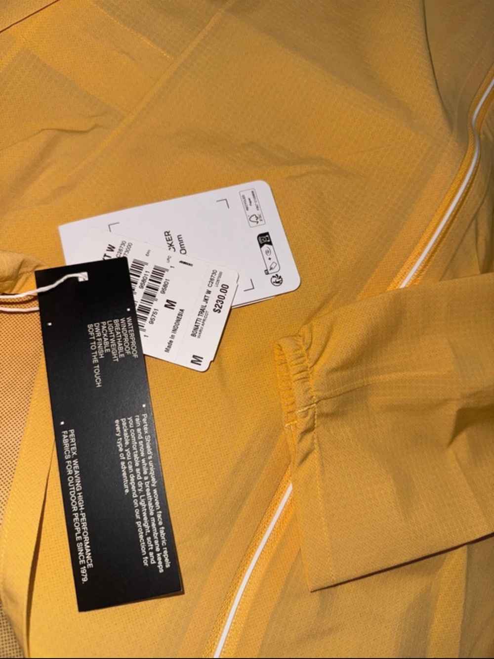 Salomon (RARE) Women’s Hooded Utility Jacket - Mustard Yellow - Picture 3 of 8